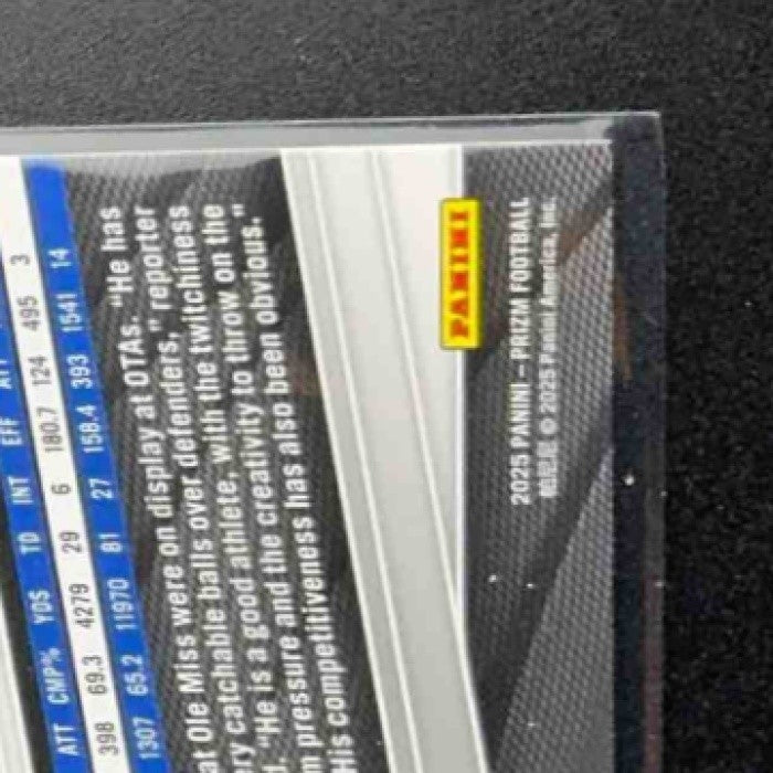 JAXSON DART 2025 PANINI PRIZM #332 RC GIANTS