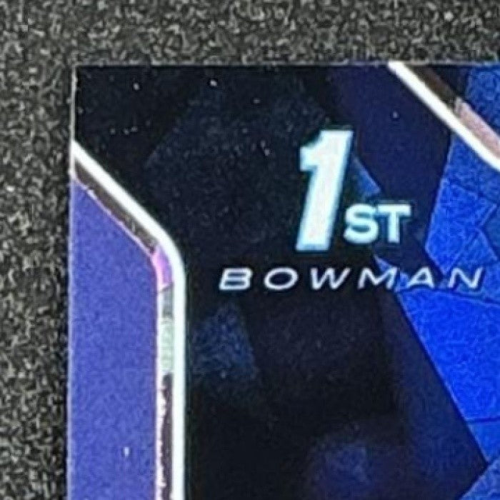DENZEL BOSTON 2025 BOWMAN CHROME UNIVERSITY SAPPHIRE #34 1ST PROSPECT HUSKIES