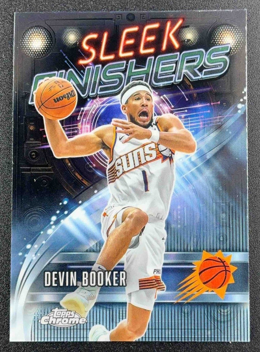 DEVIN BOOKER 2025-26 TOPPS CHROME #SF-19 SLEEK FINISHERS SUNS