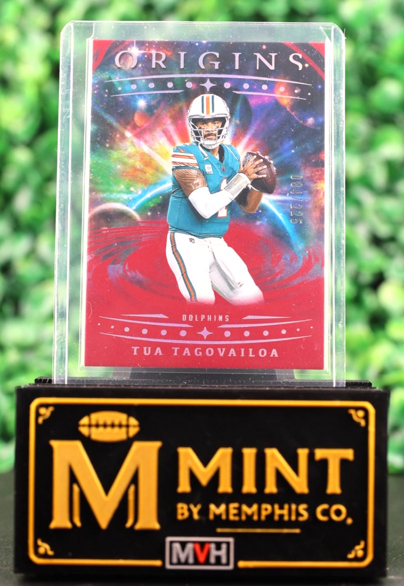 TUA TAGOVAILOA  2025 PANINI ORIGINS RED /225 MIAMI DOLPHINS