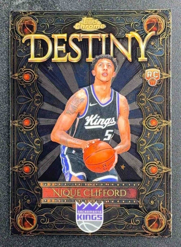 NIQUE CLIFFORD 2025-26 TOPPS CHROME #D-20 DESTINY RC KINGS