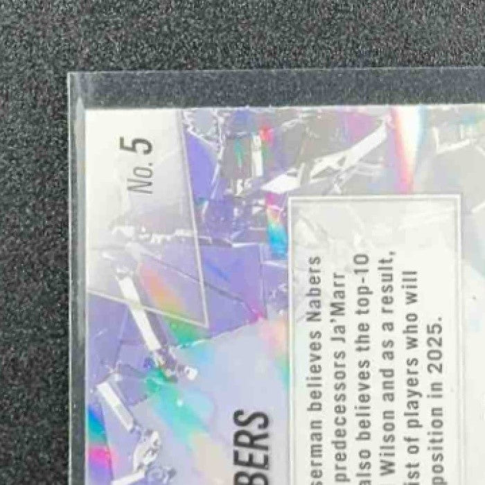 MALIK NABERS 2025 PANINI PRIZM #5 BREAK GIANTS