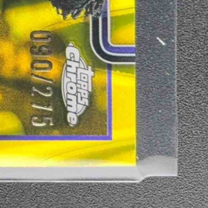 COLLIN SEXTON 2025-26 TOPPS CHROME #210 RAYWAVE YELLOW REFRACTOR 90/275 JAZZ