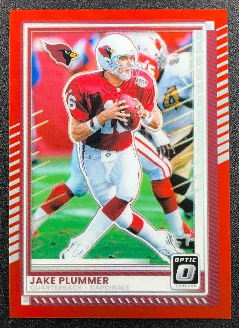 JAKE PLUMMER 2025 PANINI DONRUSS OPTIC #189 RED PRIZM 73/149 CARDINALS