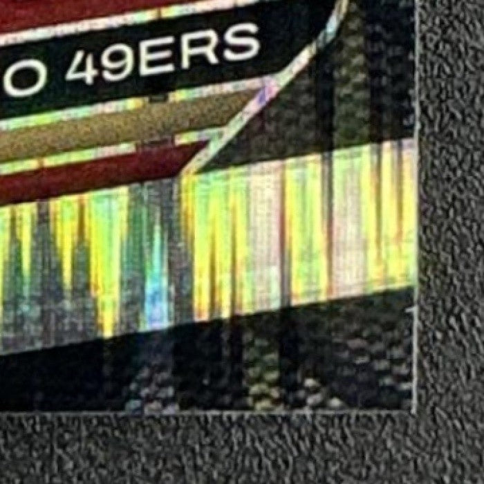 FRANK GORE 2025 PANINI PRIZM BLACK #134 SKEWED 99/249 49ERS