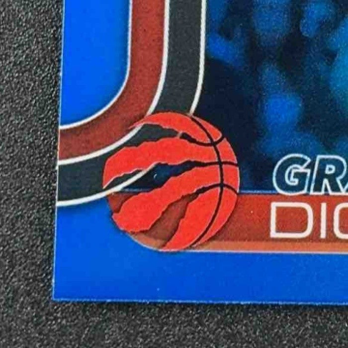 GRADEY DICK 2025-26 TOPPS CHROME #214 RED, WHITE & BLUE REFRACTOR RAPTORS