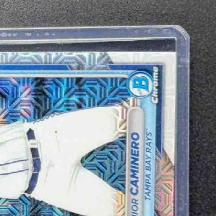 JUNIOR CAMINERO 2024 BOWMAN MEGA BOX #20 MOJO REFRACTOR RAYS