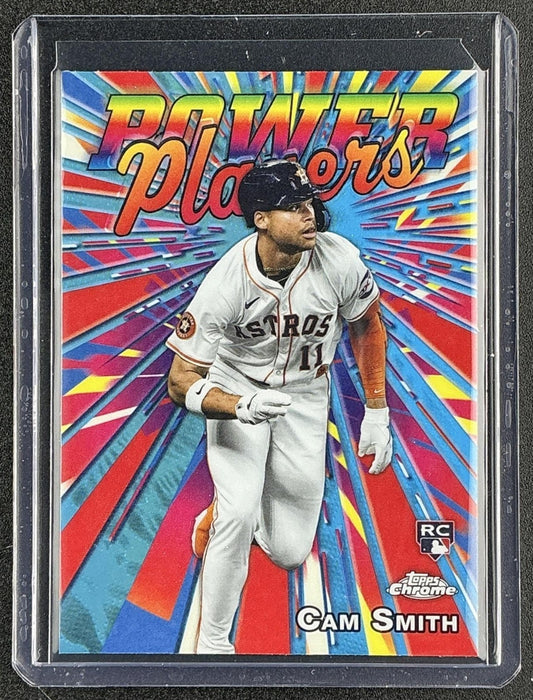 CAM SMITH 2025 TOPPS CHROME UPDATE #PP-28 POWER PLAYERS RC ASTROS