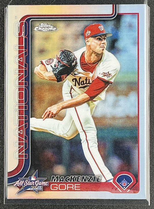 MACKENZIE GORE 2025 TOPPS CHROME UPDATE #ASGC-23 ALL-STAR GAME NATIONALS