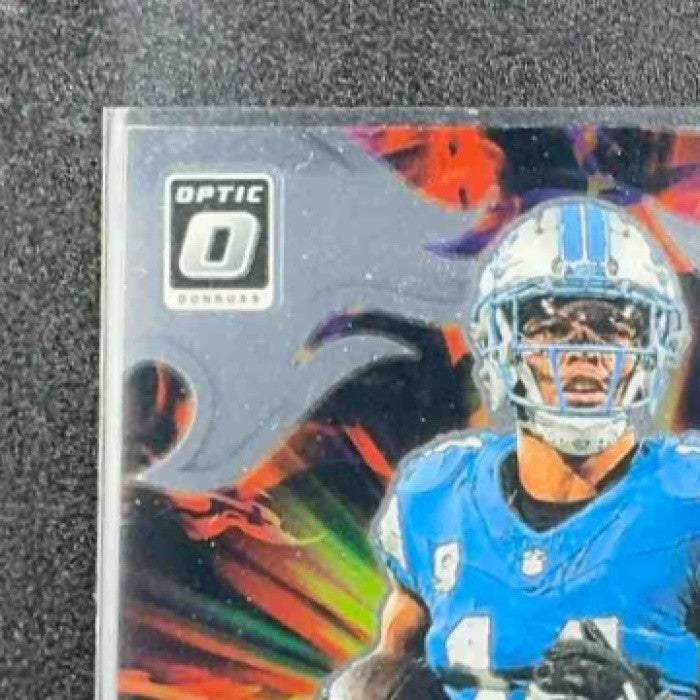 AMON-RA ST. BROWN 2025 PANINI DONRUSS OPTIC #15 LIGHT IT UP LIONS