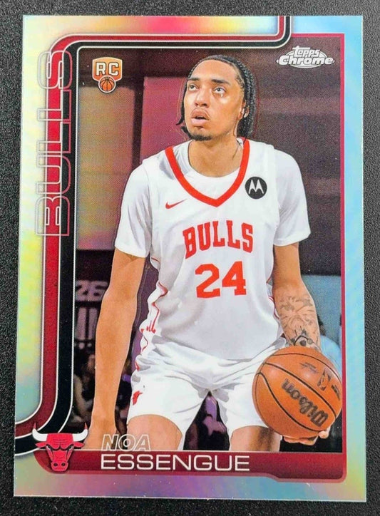 NOA ESSENGUE 2025-26 TOPPS CHROME #262 REFRACTOR RC BULLS