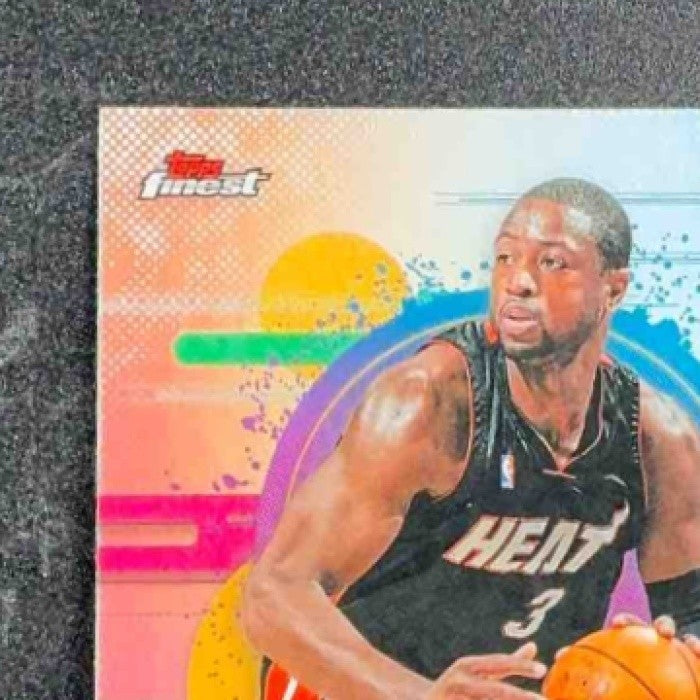 DWYANE WADE 2025-26 TOPPS FINEST #198 UNCOMMON REFRACTOR HEAT