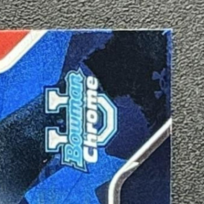 BILLY EDWARDS JR. 2025 BOWMAN CHROME UNIVERSITY SAPPHIRE #8 1ST PROSPECT BADGERS