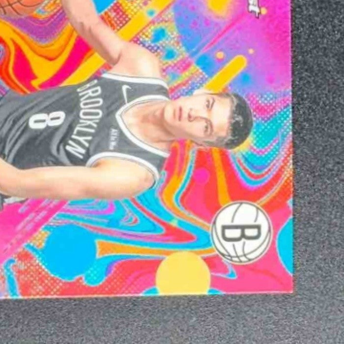 EGOR DEMIN 2025-26 TOPPS FINEST #8 COMMON OIL SPILL REFRACTOR RC NETS