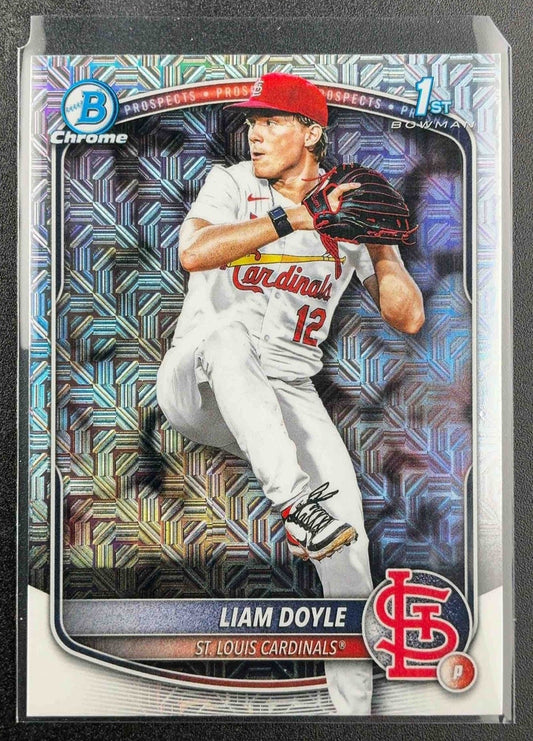 2025 Bowman Draft Liam Doyle #BDC-12 Chrome Mojo Refractor 1st Prospect