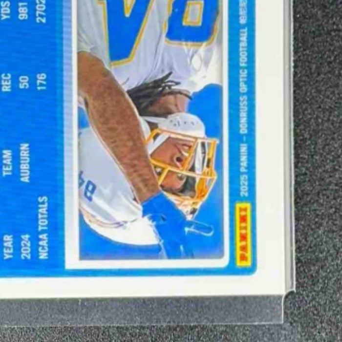 2025 Panini Donruss Optic KeAndre Lambert-Smith Rated Rookie Blue Hyper Prizm
