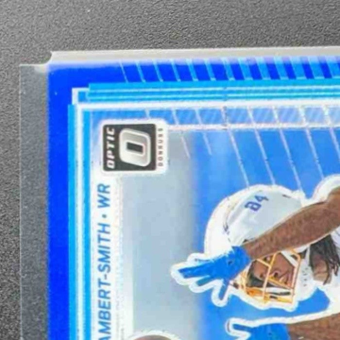 2025 Panini Donruss Optic KeAndre Lambert-Smith Rated Rookie Blue Hyper Prizm