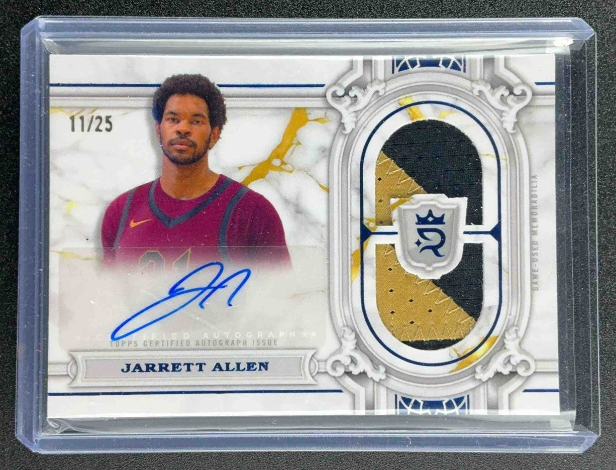 2023 Topps Royalty Collection Jarrett Allen #RRS-JA Regalia Relic /25 Auto