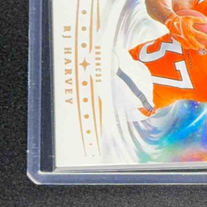 RJ HARVEY 2025 PANINI ORIGINS #141 ROOKIE RC BRONCOS