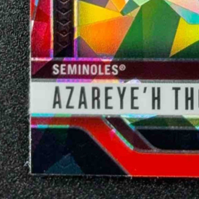 AZAREYE'H THOMAS 2025 PANINI PRIZM DRAFT PICKS #7 RED ICE RC SEMINOLES