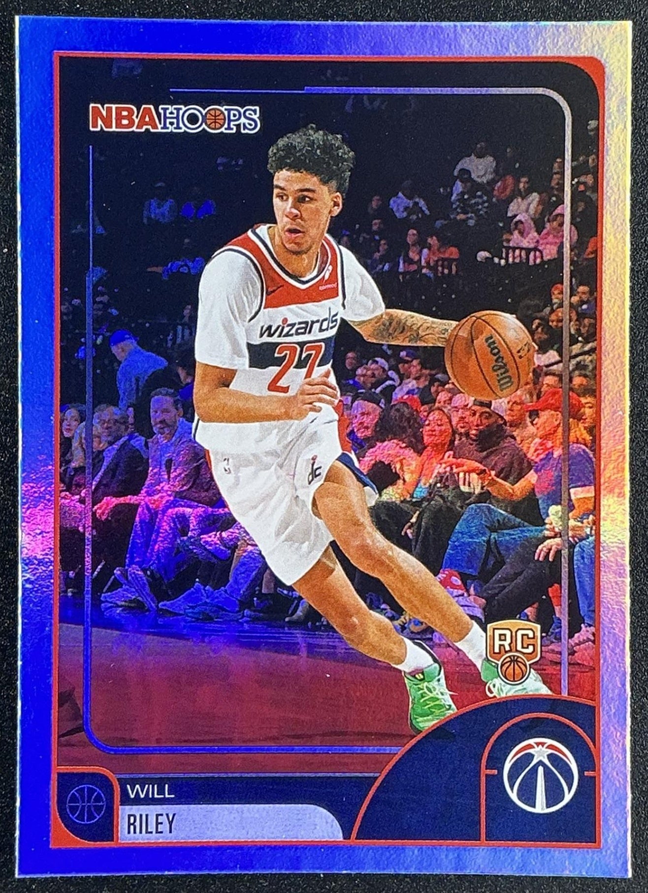 WILL RILEY 2025-26 TOPPS HOOPS #74 RC WIZARDS