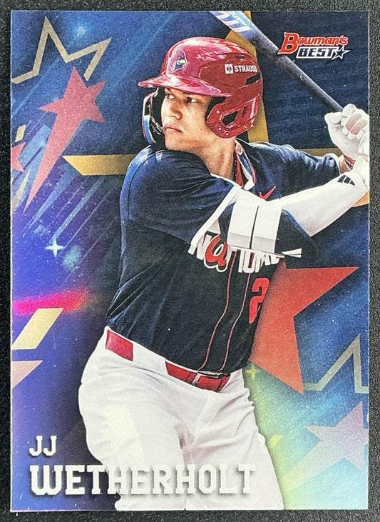 JJ WETHERHOLT 2025 BOWMAN'S BEST #FG-5 MLB ALL-STAR FUTURES GAME NL