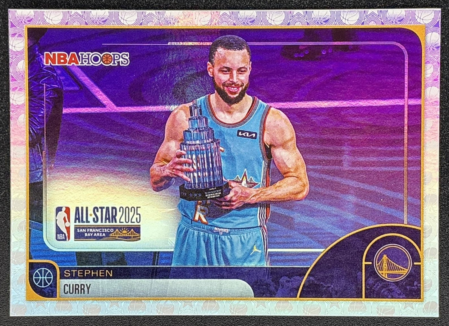STEPHEN CURRY 2025-26 TOPPS HOOPS #275 RAINBOW FOIL ALL-STAR WARRIORS