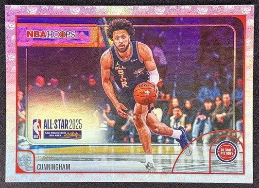 CADE CUNNINGHAM 2025-26 TOPPS HOOPS #282 RAINBOW FOIL ALL-STAR PISTONS
