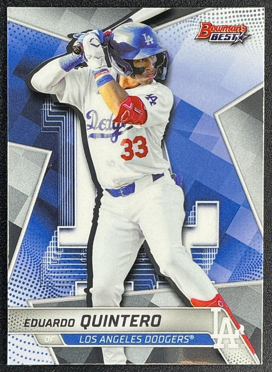 EDUARDO QUINTERO 2025 BOWMAN'S BEST #TP-29 TOP PROSPECTS DODGERS