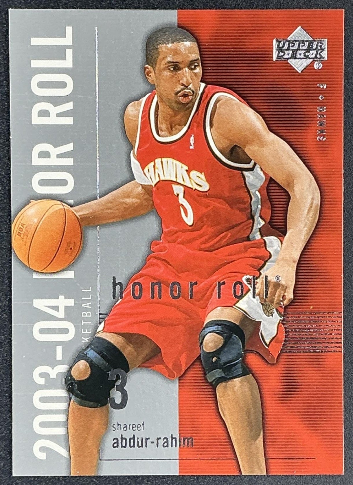 SHAREEF ABDUR-RAHIM 2003-04 UPPER DECK HONOR ROLL #1 HAWKS