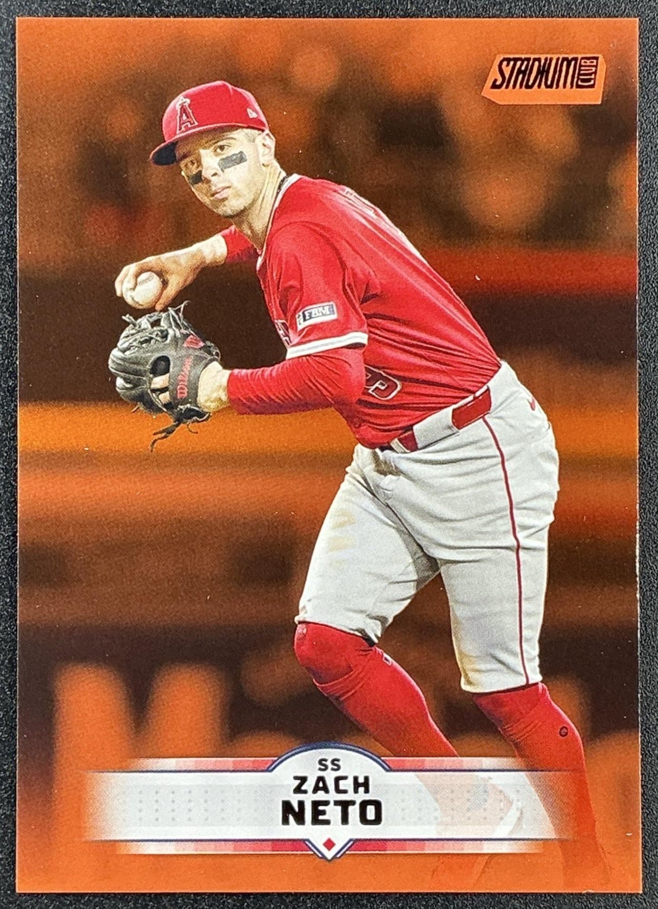 ZACH NETO 2025 TOPPS STADIUM CLUB #37 BRONZE FOIL ANGELS