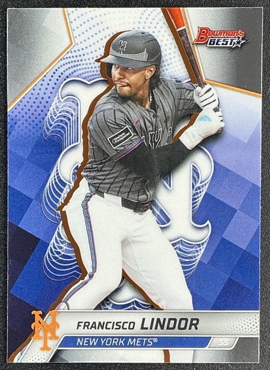 FRANCISCO LINDOR 2025 BOWMAN'S BEST #58 METS