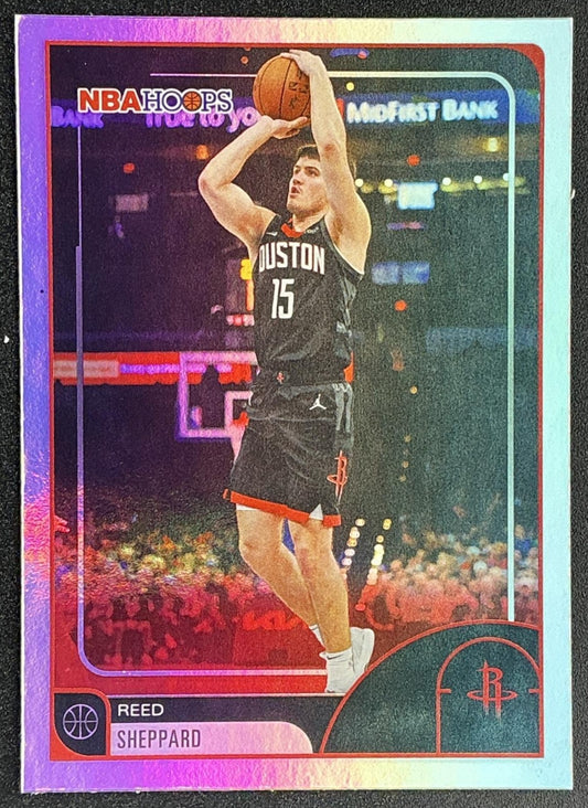 REED SHEPPARD 2025-26 TOPPS HOOPS #43 ROCKETS