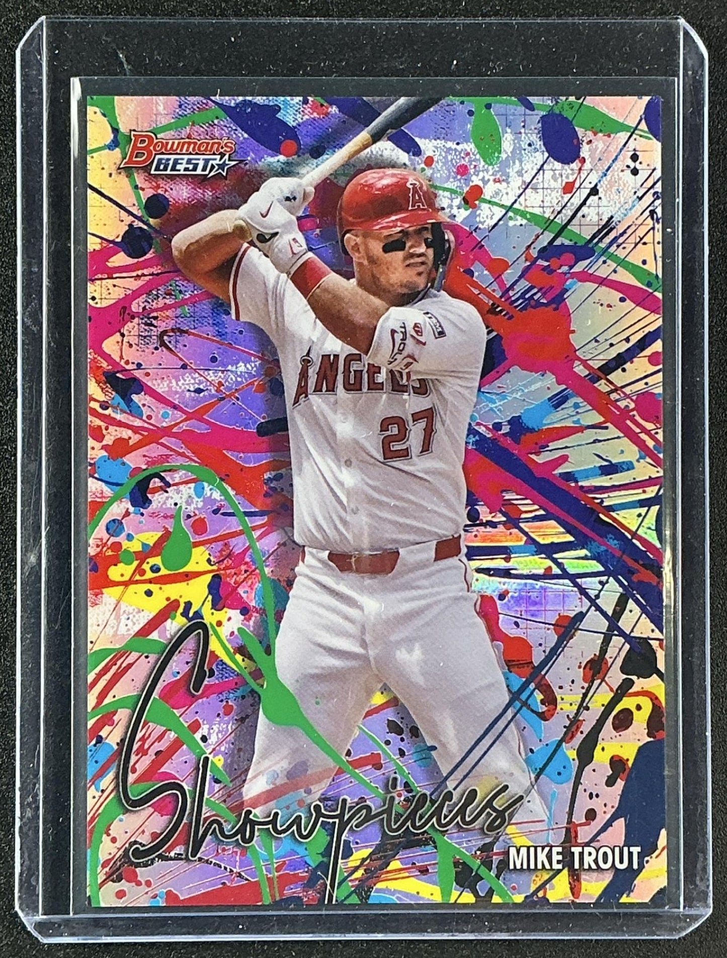MIKE TROUT 2024 BOWMAN'S BEST #BS-1 SHOWPIECES ANGELS
