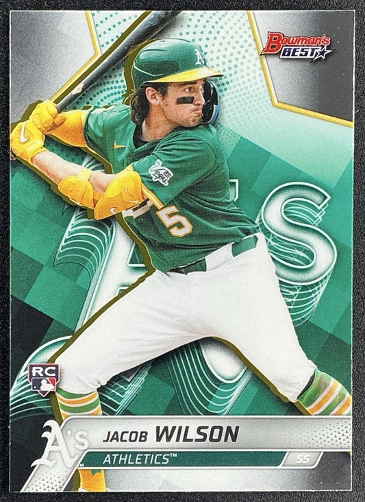 JACOB WILSON 2025 BOWMAN'S BEST #31 RC ATHLETICS