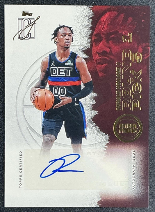 RONALD HOLLAND II 2025-26 TOPPS SIGNATURE CLASS #VCA-RH VETERAN AUTO PISTONS