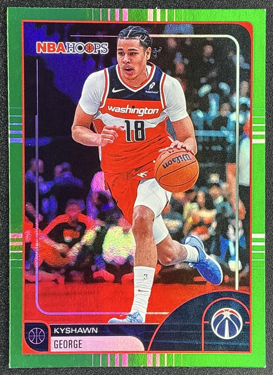 KYSHAWN GEORGE 2025-26 TOPPS HOOPS #56 GREEN WIZARDS