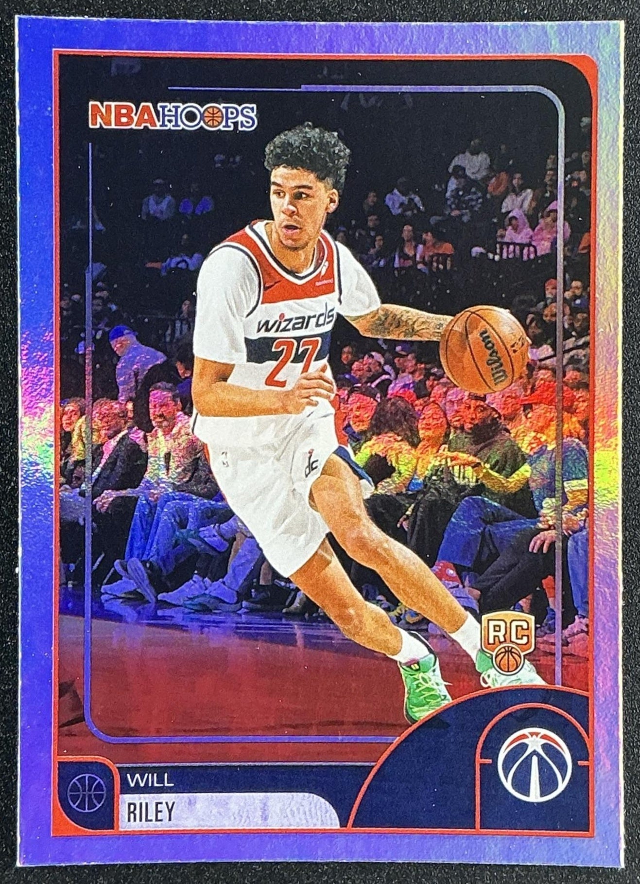 WILL RILEY 2025-26 TOPPS HOOPS #74 RC WIZARDS