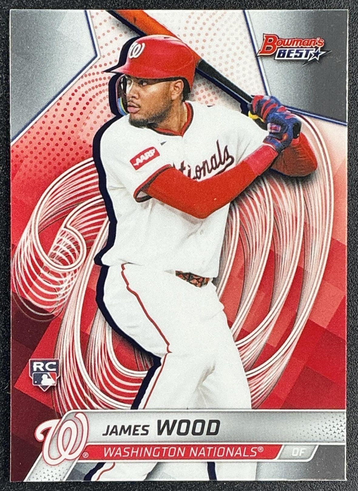 JAMES WOOD 2025 BOWMAN'S BEST #24 REFRACTOR RC NATIONALS