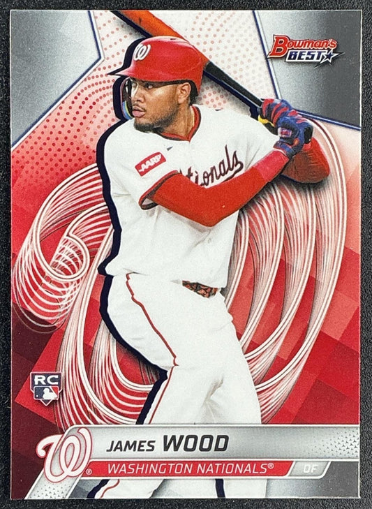 JAMES WOOD 2025 BOWMAN'S BEST #24 REFRACTOR RC NATIONALS