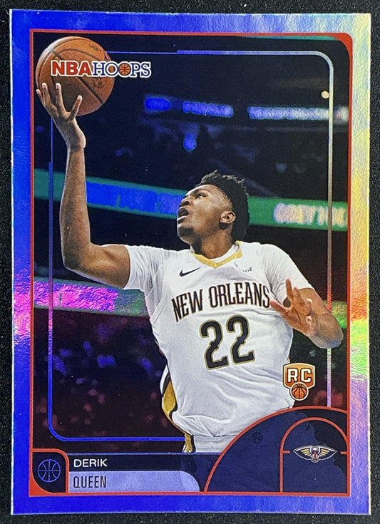 DERIK QUEEN 2025-26 TOPPS HOOPS #62 RAINBOW FOIL RC PELICANS