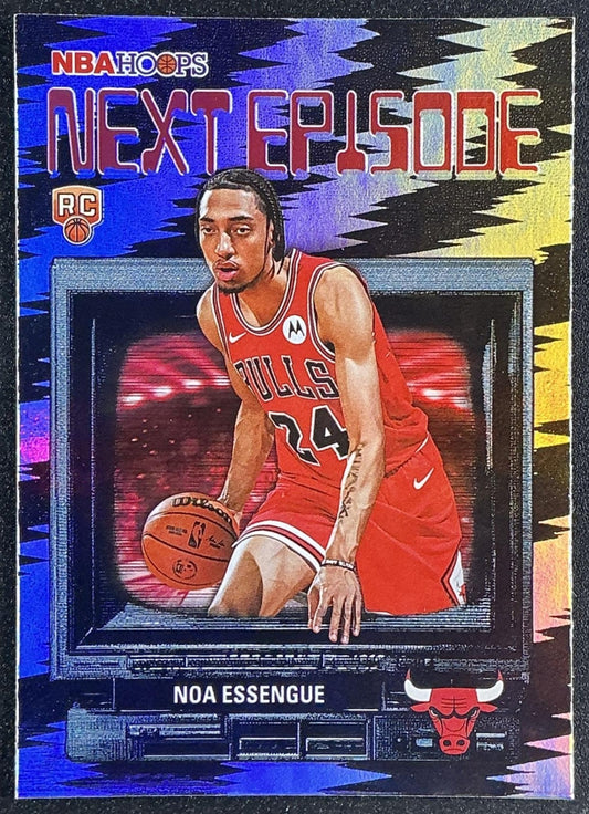 NOA ESSENGUE 2025-26 TOPPS HOOPS #NE-12 NEXT EPISODE RAINBOW FOIL RC BULLS