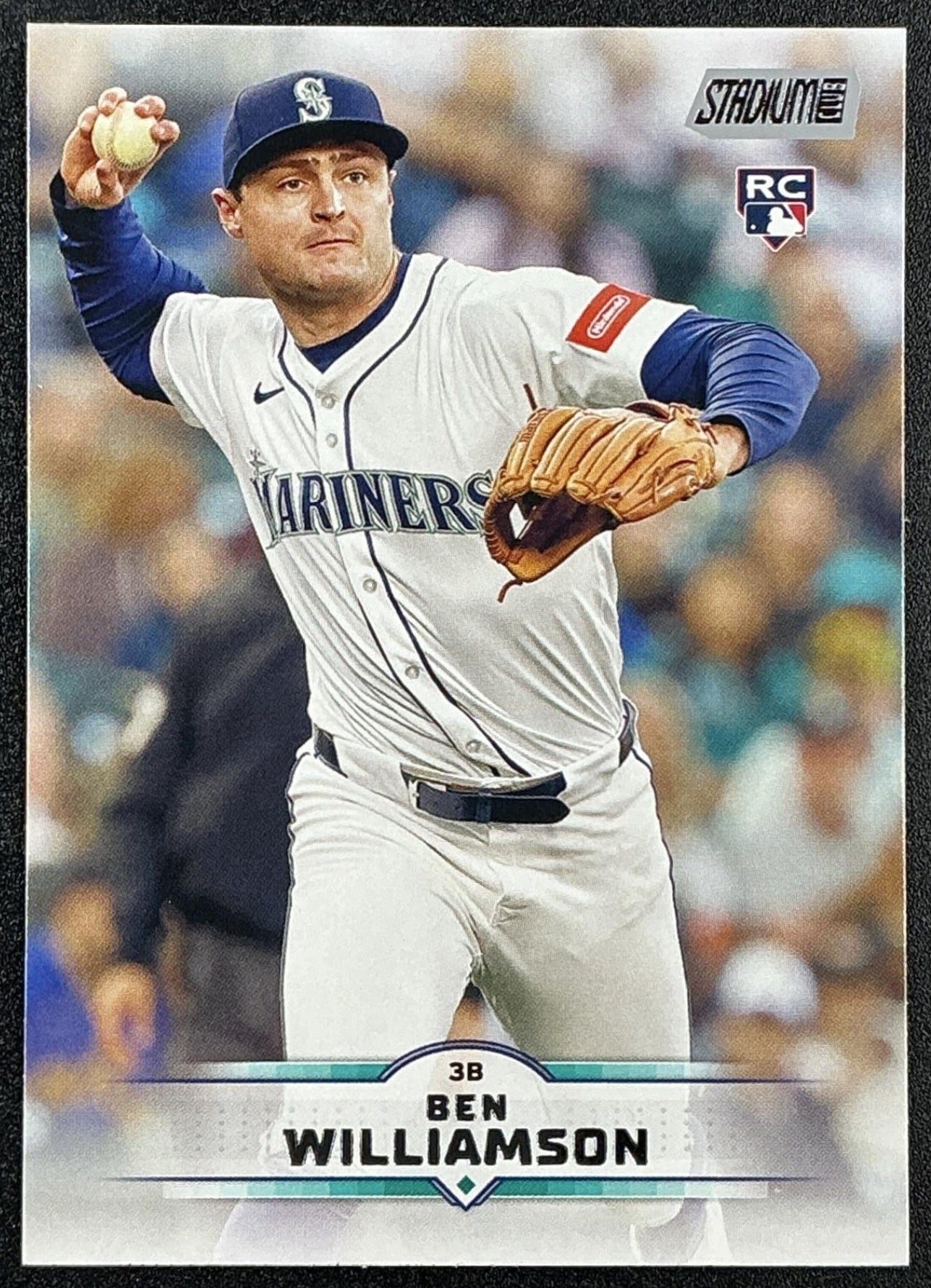 BEN WILLIAMSON 2025 TOPPS STADIUM CLUB #163 RC MARINERS
