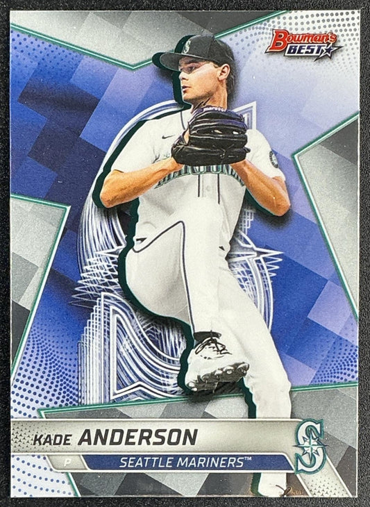 KADE ANDERSON 2025 BOWMAN'S BEST #TP-6 TOP PROSPECTS MARINERS