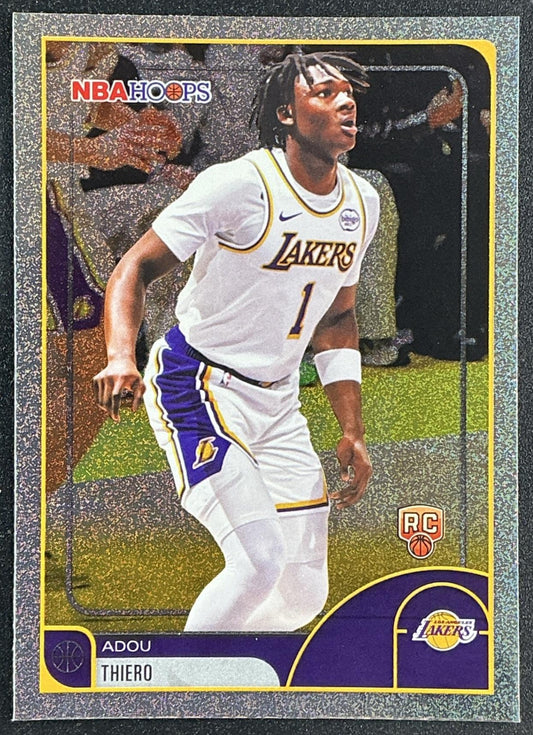 ADOU THIERO 2025-26 TOPPS HOOPS #182 PIXEL BURST RC LAKERS