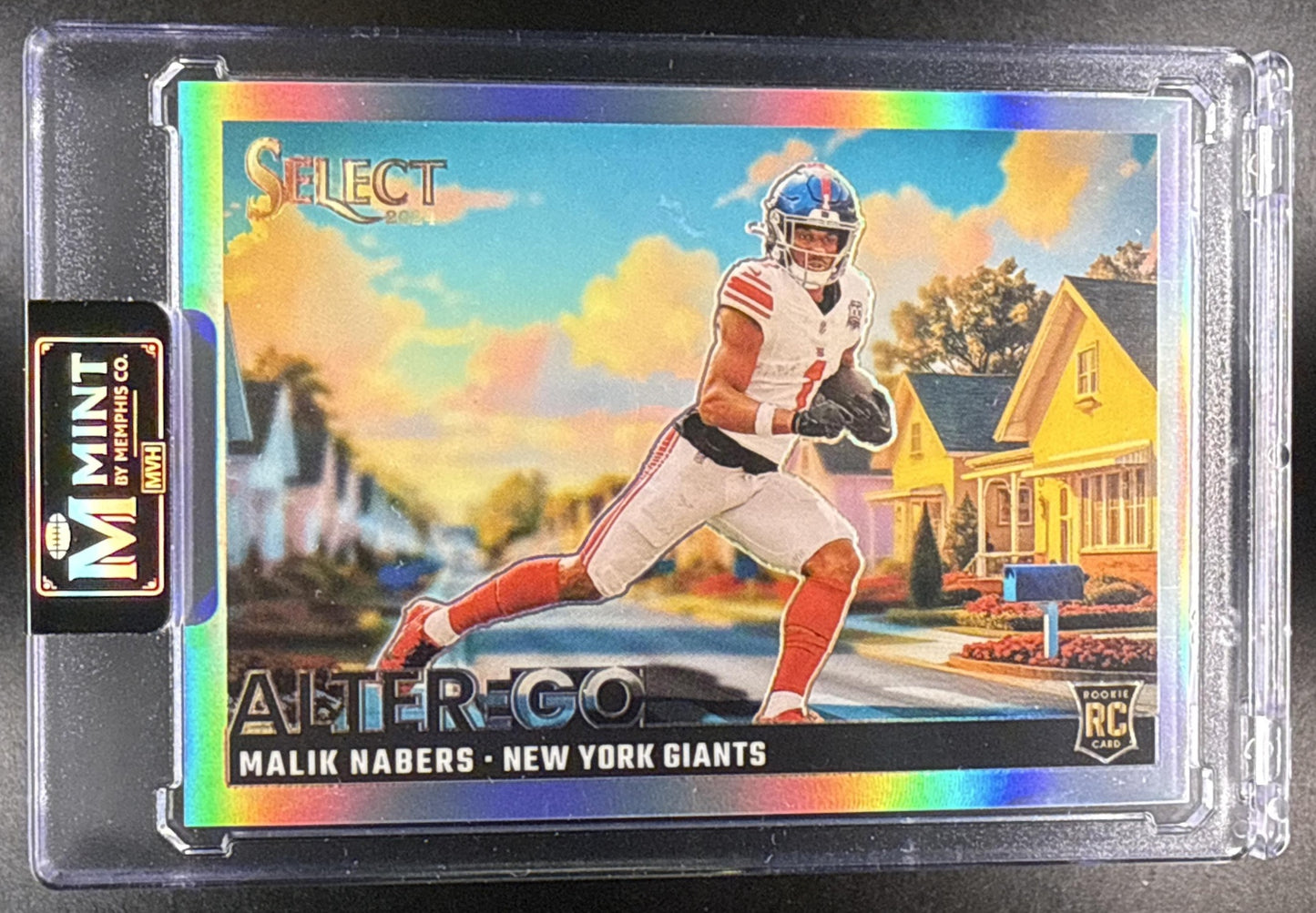 MALIK NABERS 2024 PANINI SELECT #13 ALTER EGO RC GIANTS SSP CASE HIT