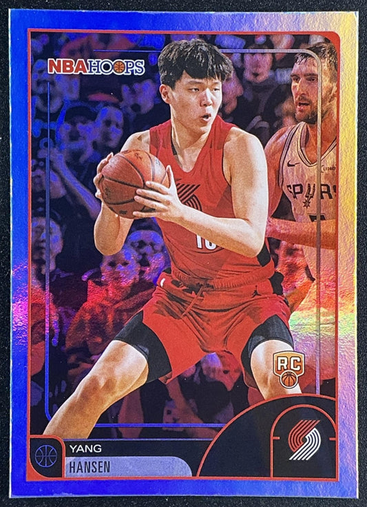 YANG HANSEN 2025-26 TOPPS HOOPS #6 RC TRAIL BLAZERS