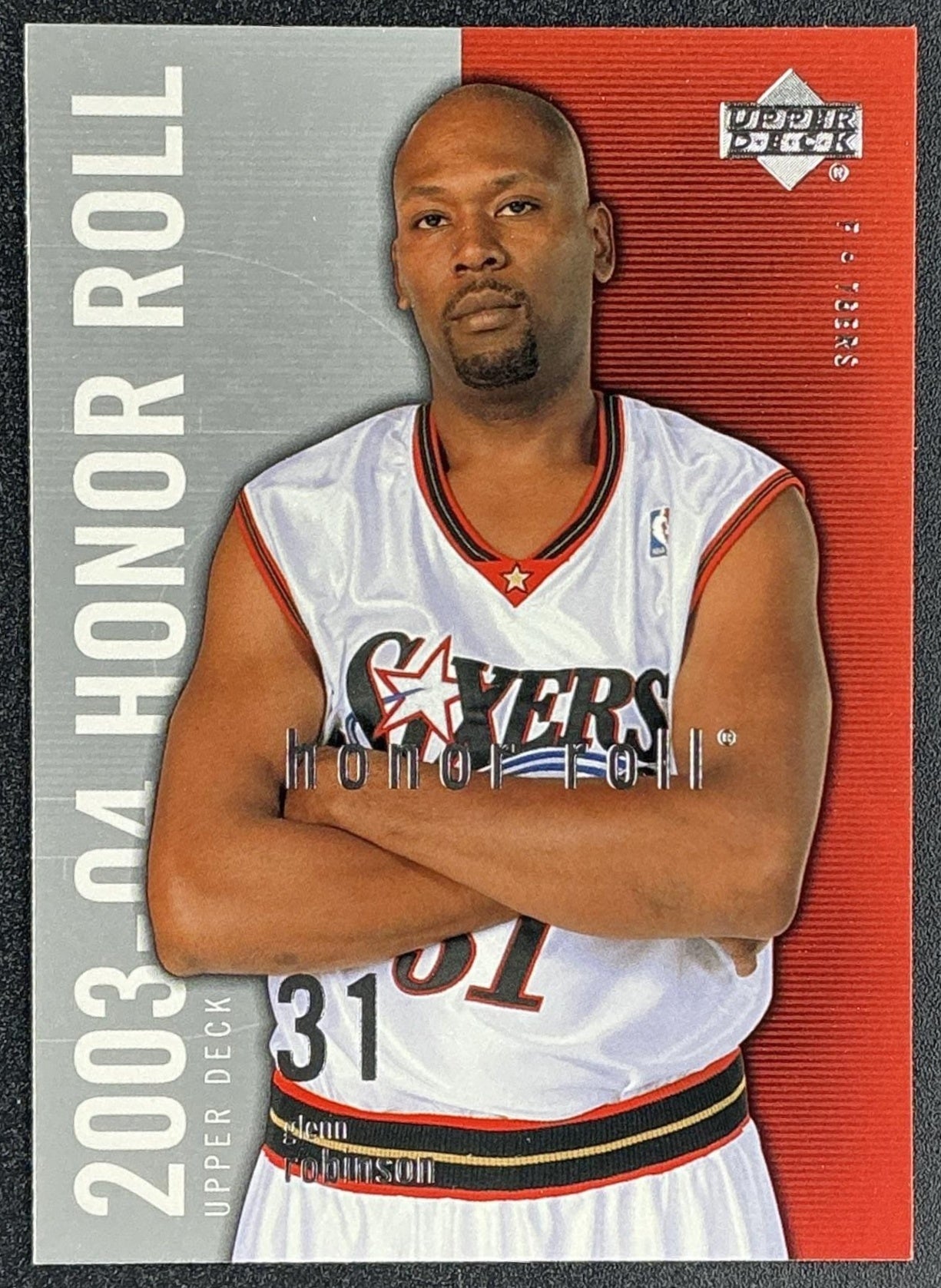 GLENN ROBINSON 2003-04 UPPER DECK HONOR ROLL #63 76ERS
