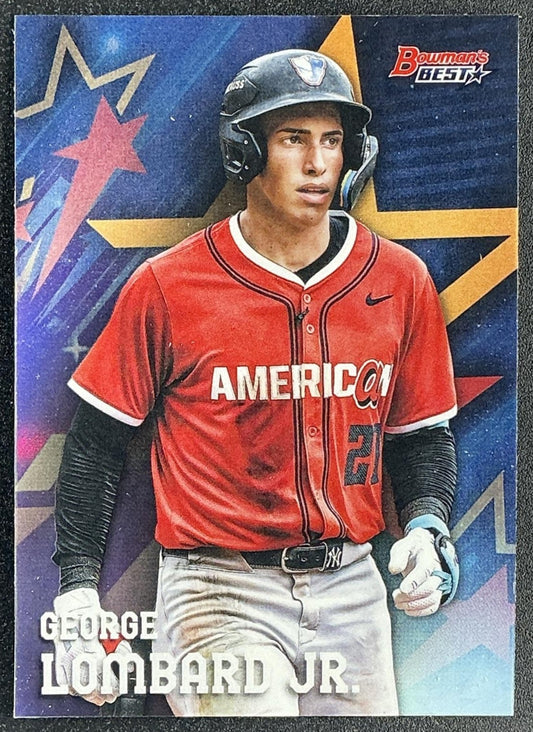 GEORGE LOMBARD JR. 2025 BOWMAN'S BEST #FG-19 MLB ALL-STAR FUTURES GAME AL
