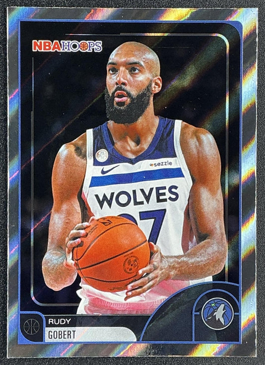 RUDY GOBERT 2025-26 TOPPS HOOPS #157 LIGHT BURST TIMBERWOLVES